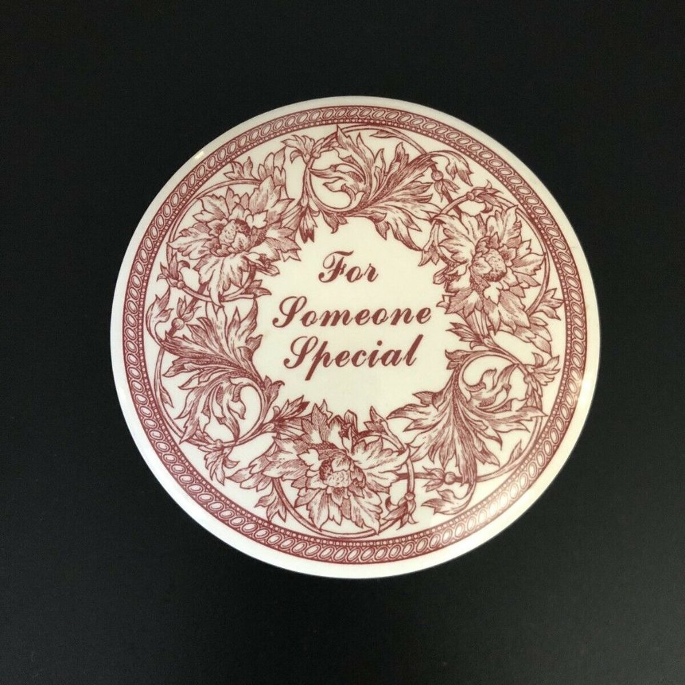 Vintage Spode For Someone Special Porcelain Trinket Box And Jewelry